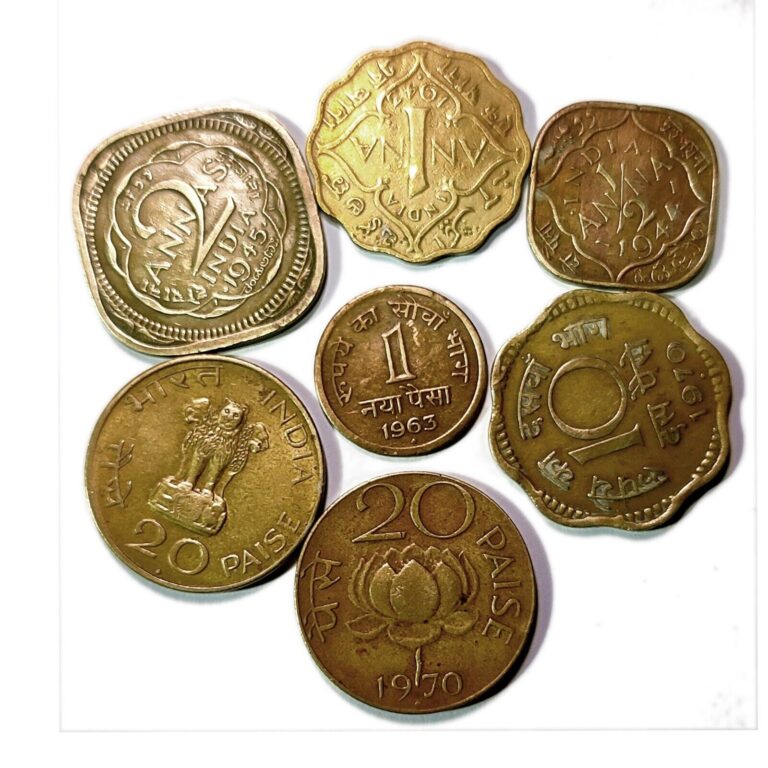 Read more about the article BRITISH INDIA   OLD INDIA BRASS COINS LOT – BUYERS WILL GET SAME QUALITY 7 COINS