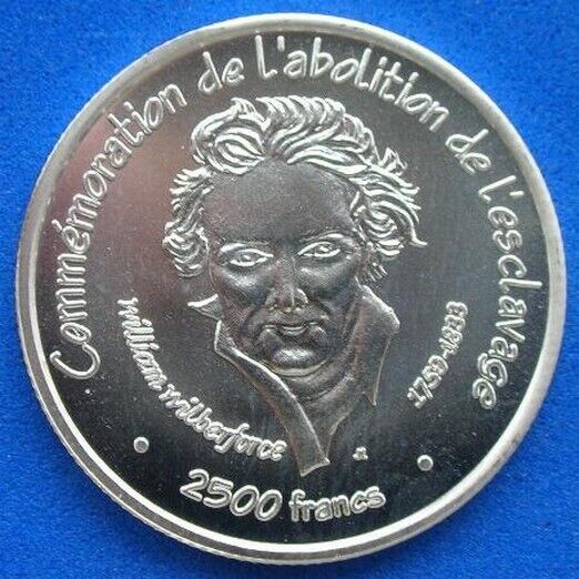 Read more about the article Burkina Faso 2007 Liberate Slaves 2500 Francs Essai Silver Coin UNC
