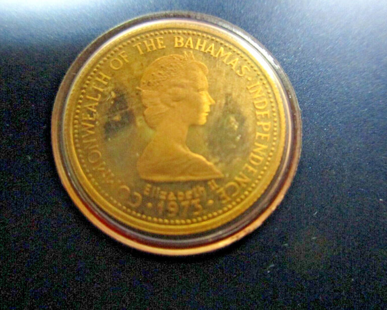 Read more about the article 1975 Bahamas 50 Dollar Gold Coin 22 KT Low Mintage