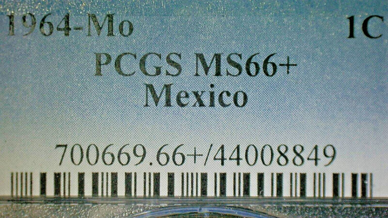 Read more about the article SPECIAL SALE-MEXICO-1964-Mo PCGS MS66+ 1c COIN KM#-417 PRICED SPECIAL