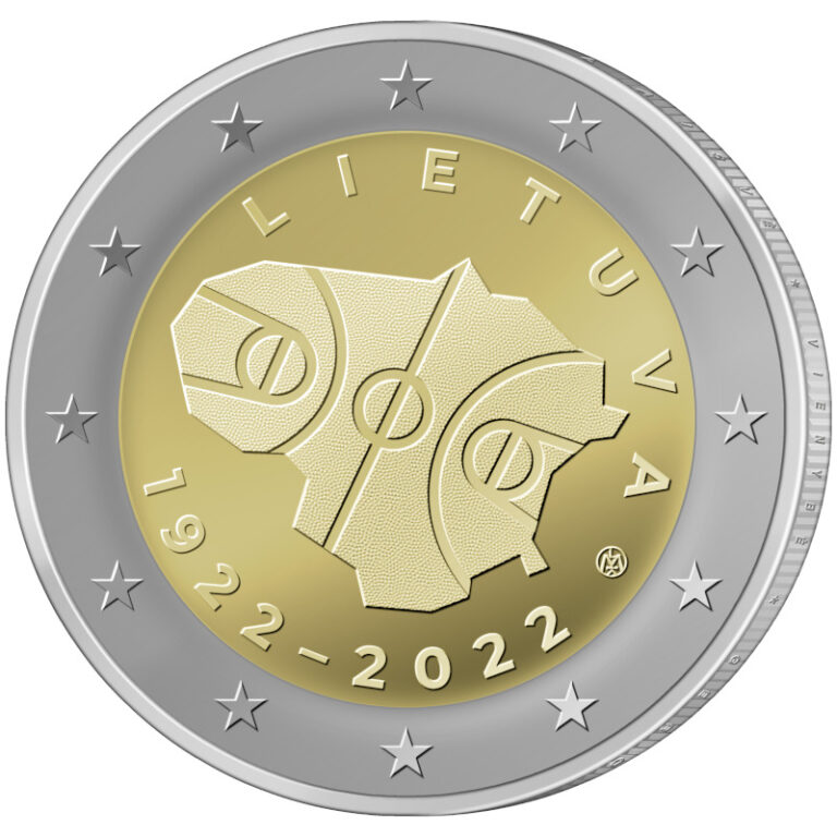 Read more about the article 2022 Lithuania € 2 Euro Uncirculated UNC Coin Lithuanian Basketball 100 Years