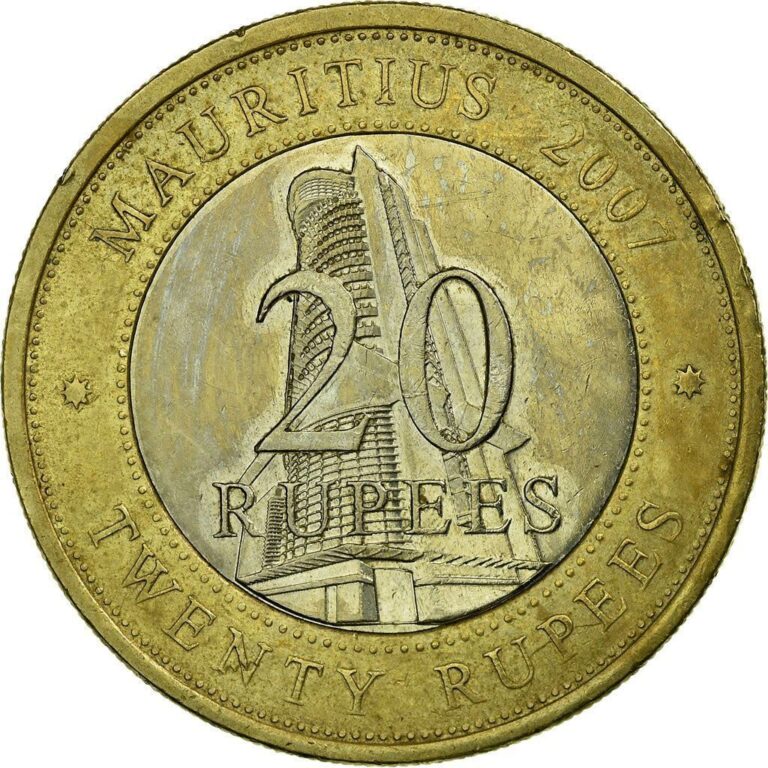 Read more about the article Mauritius 20 Rupees Bank of Mauritius | Seewoosagur Ramgoolam Coin KM66 2007