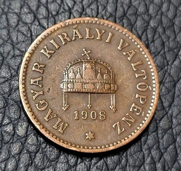 Read more about the article 1908 Hungary 2 Fillér Coin