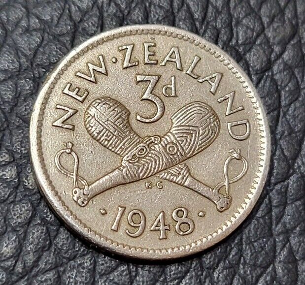 Read more about the article 1948 New Zealand 3 Pence Coin
