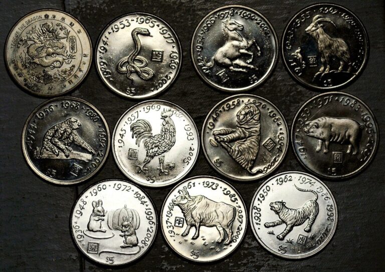 Read more about the article 2000 LIBERIA 11 COINS x $5 DOLLARS (MILLENNIUM ZODIAC)