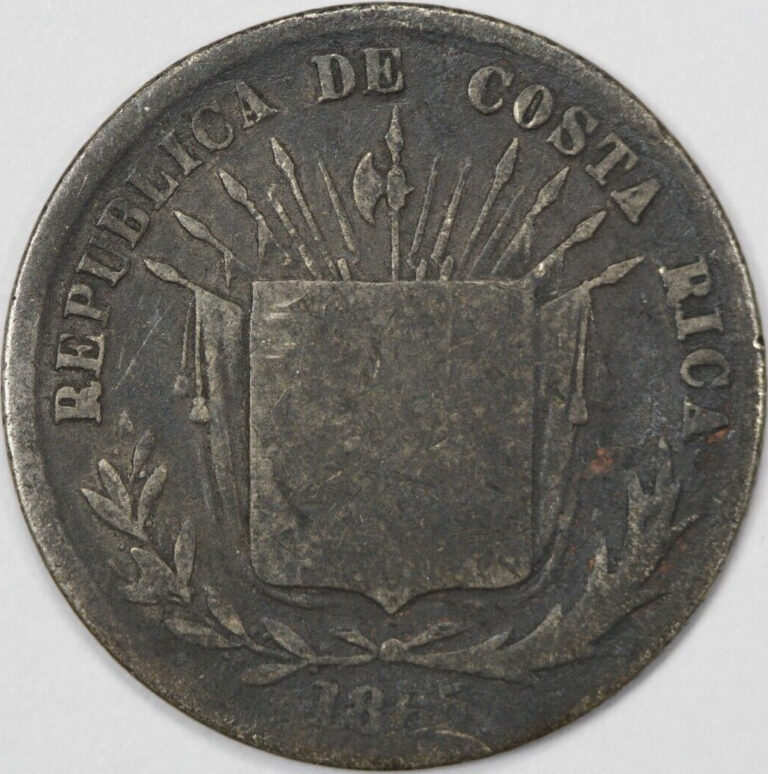Read more about the article 1865 Costa Rica 25 Centavos: Mintage of 41 817