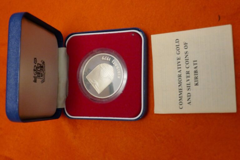Read more about the article Royal mint kiribati $5 commemorative coin silver coin NIB MINT See Photos NEW