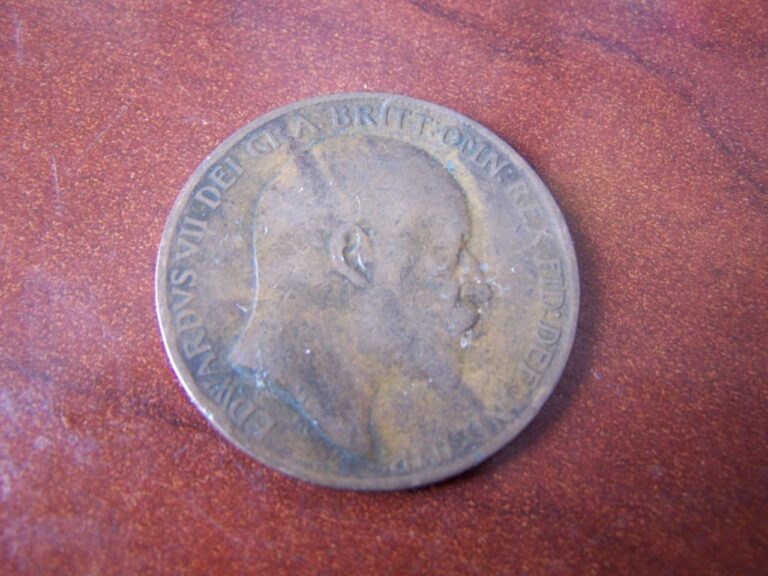 Read more about the article Antique 1 Penny Coin United Kingdom 1910 King Edward Circulated