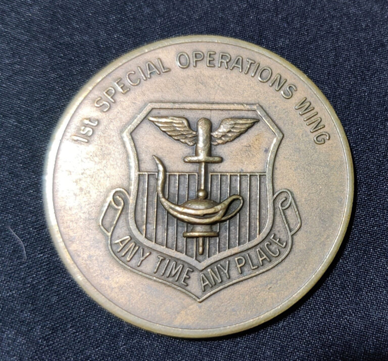 Read more about the article Genuine Vietnam 1st Special Operations Wing 1st SOW Challenge Coin