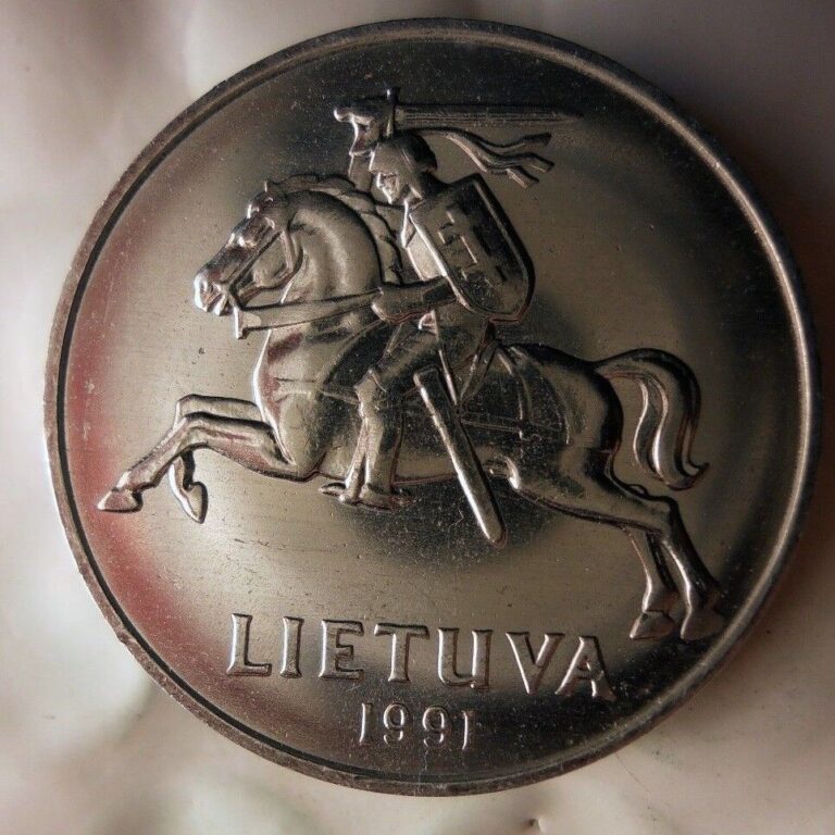 Read more about the article 1991 LITHUANIA 5 CENTAI – AU – First Year Series – FREE SHIPPING – BIN #HHH