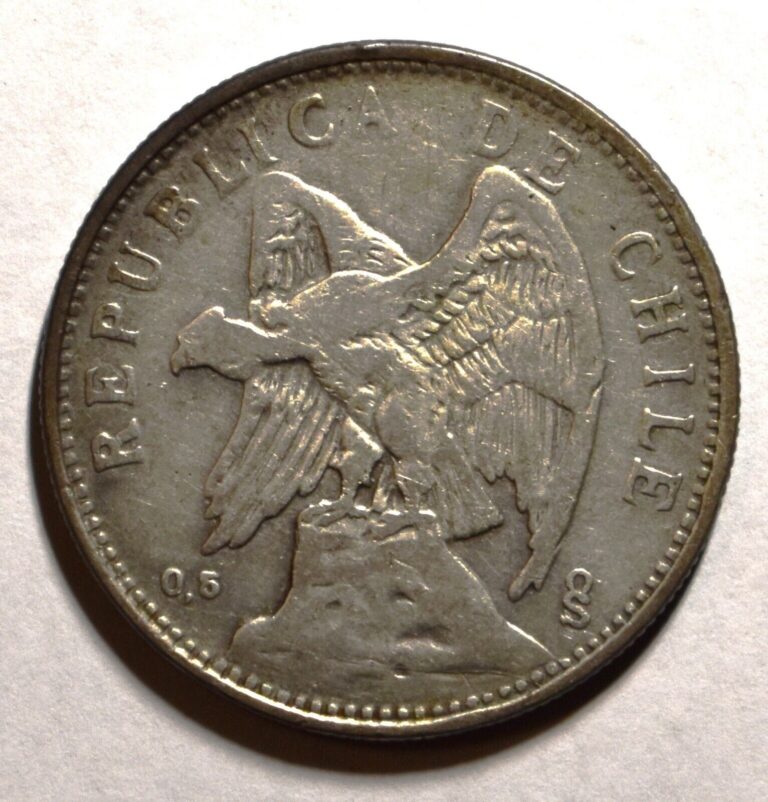 Read more about the article 1927 Chile 2 Peso .500 Fine Silver Coin FM172.