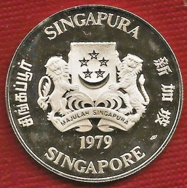 Read more about the article 1979 SINGAPORE 10 DOLLARS COIN – SILVER – UNC PROOF! – ONLY 12 500 MINTED – RARE