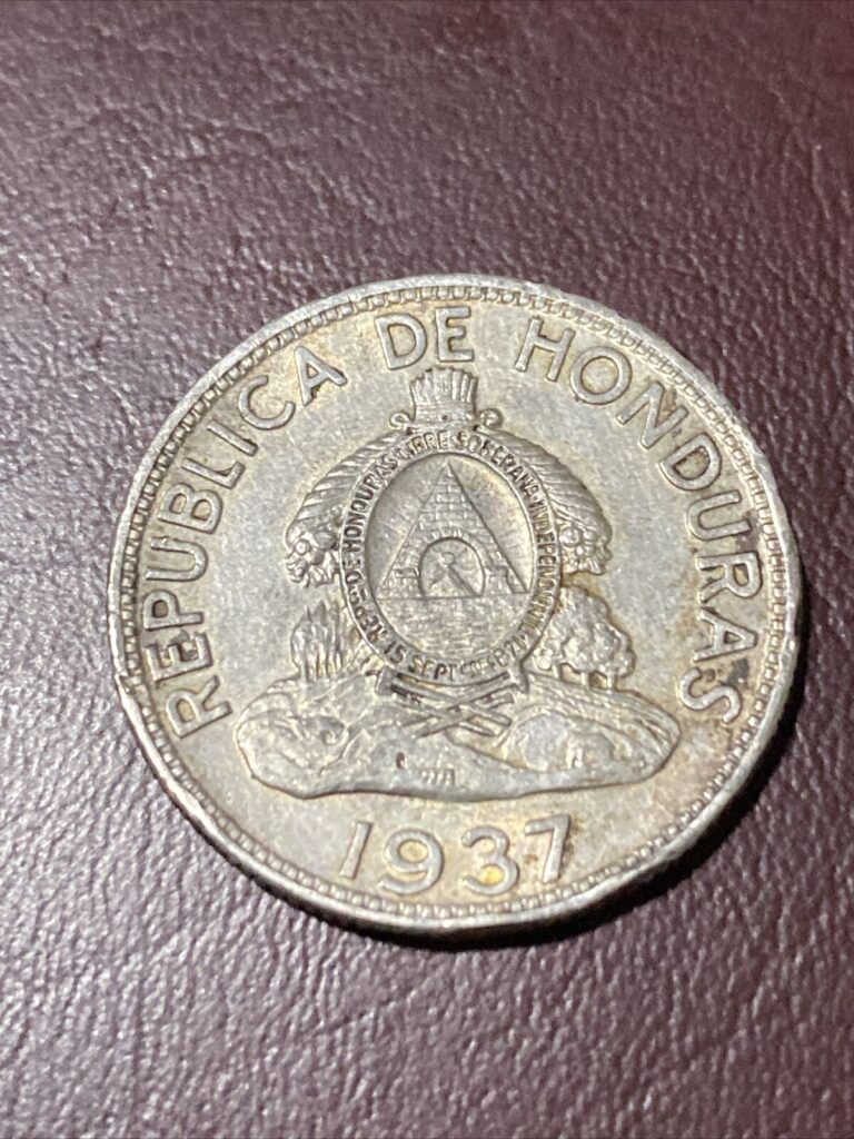 Read more about the article 1937 HONDURAS – 1 UN LEMPIRA SILVER