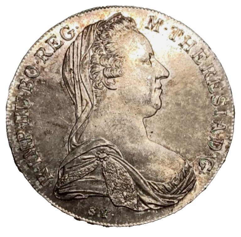 Read more about the article 1780 Austria Maria Theresa Thaler Silver Coin WORLD SILVER KM# 388