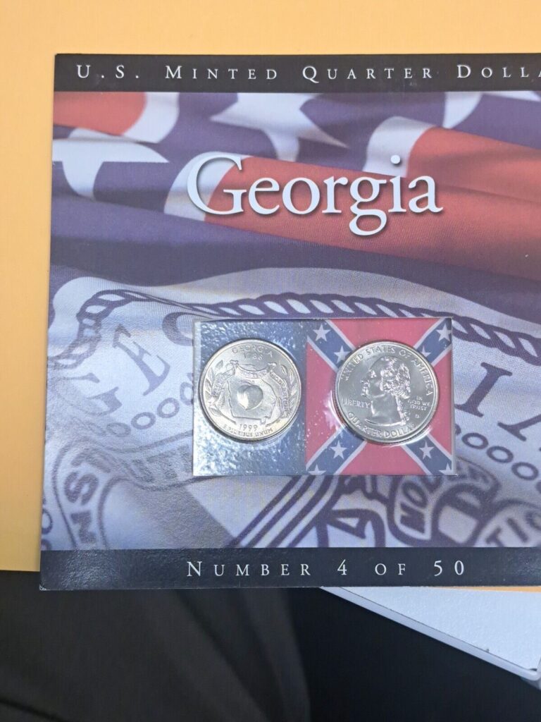 Read more about the article US Minted Quarter Dollar Georgia  Numbered Coin Set Sealed 4 Of 50