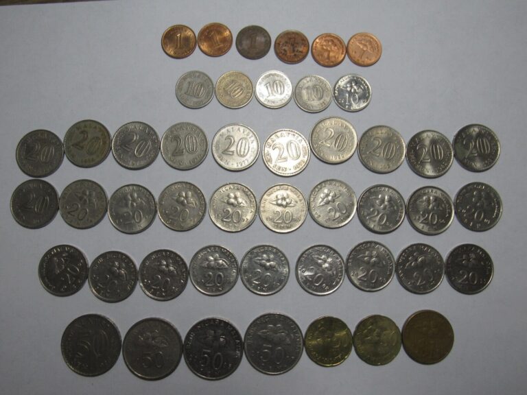 Read more about the article Lot of 47 Different Malaysia Coins – 1967 to 2013 – Circulated