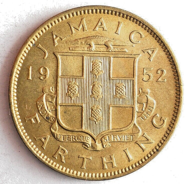 Read more about the article 1952 JAMAICA FARTHING – AU/UNC – Great Coin – Free Ship – Bin #LC 61