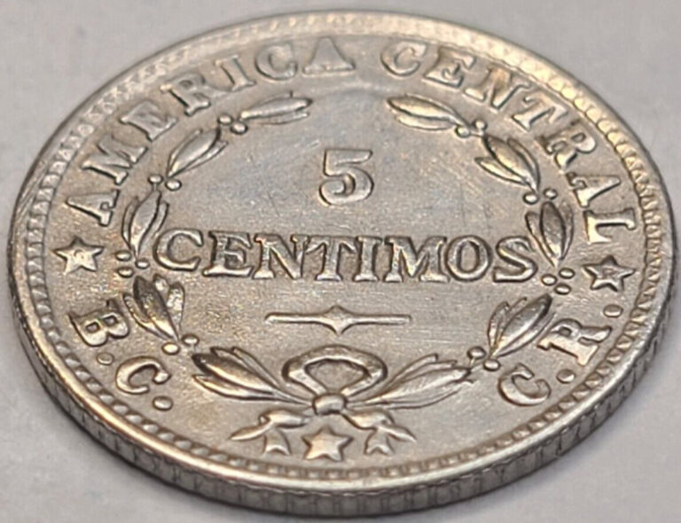 Read more about the article 1951 RARE Costa Rica 5 Centimos (B.C. AND C.R. ARE SEPARATE ONLY THESE COINS)