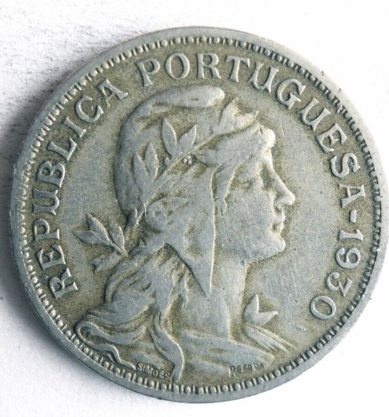 Read more about the article 1930 CAPE VERDE 50 CENTAVOS – Excellent Coin – FREE SHIP – Bin #321