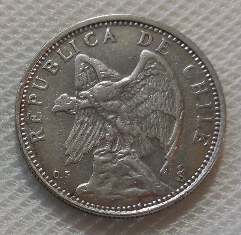 Read more about the article 1927 CHILE 2 PESOS SILVER COIN ONE YEAR TYPE