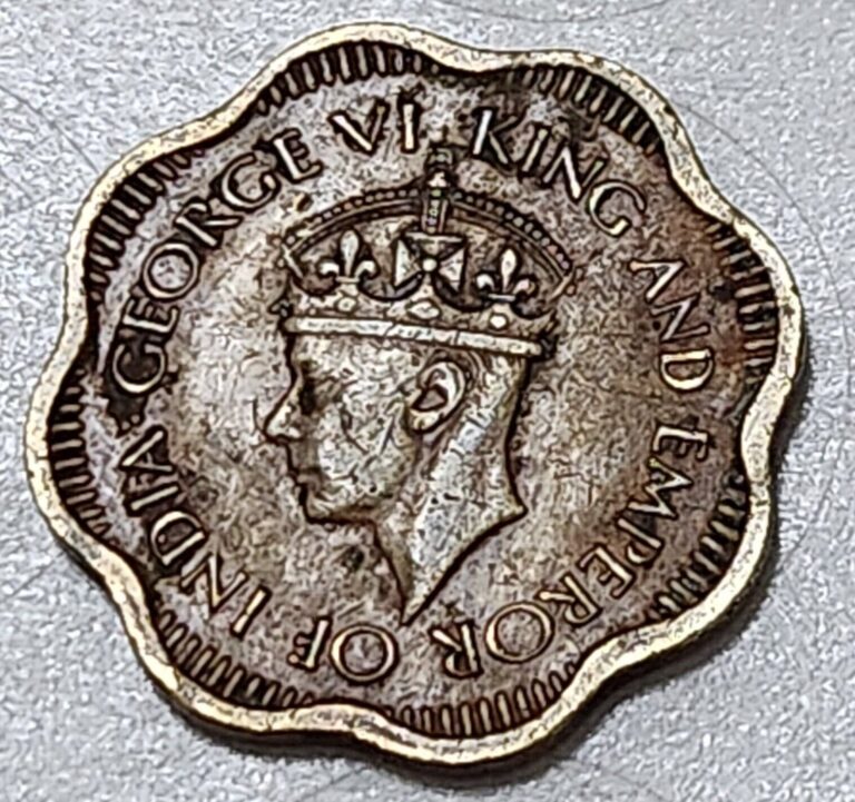 Read more about the article CEYLON (SRI LANKA) 🇱🇰 TEN (10) CENTS COIN 1944 (KING GEORGE VI) (WARTIME)