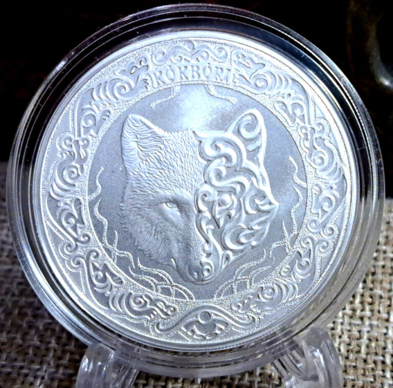 Read more about the article NEW 2024 Kazakhstan 1 tenge WOLF Kokbori 1 Oz Silver 9999 investment coin