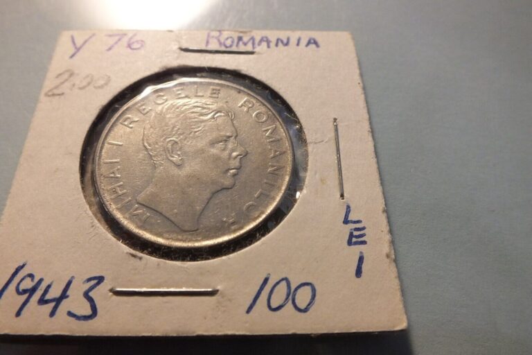 Read more about the article 1943 Romania 100 Lei Coin