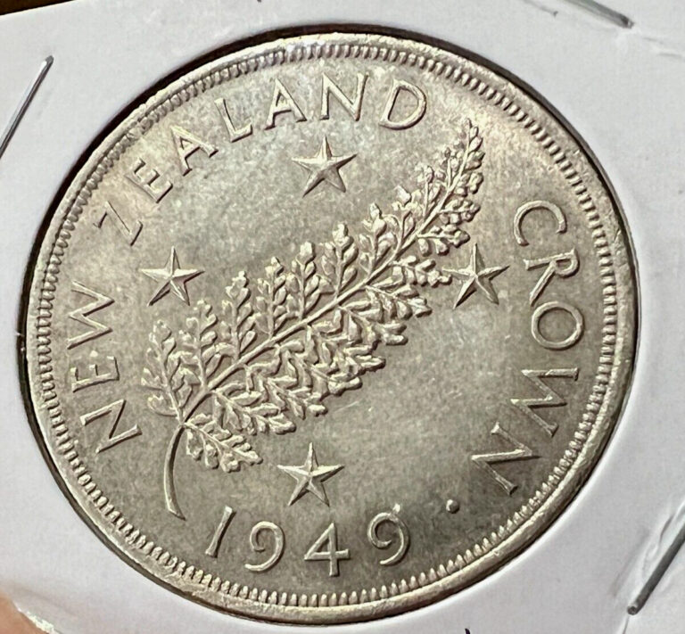 Read more about the article 1949 NEW ZEALAND SILVER CROWN NEAR UNCIRCULATED