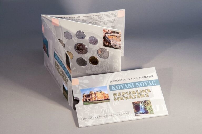 Read more about the article Croatia original 1993 coins set Banks folder UNC