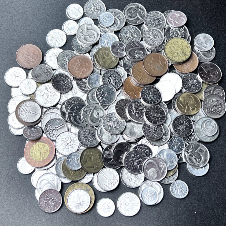 Read more about the article Czech Coins 🇨🇿 100 Random Coins from Czech Republic  a Coin Collection Lot🇨🇿