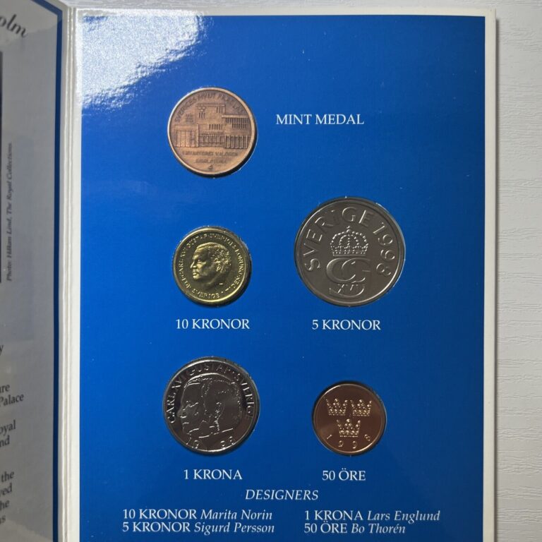 Read more about the article 1998 Sweden Coin Set WCS#21