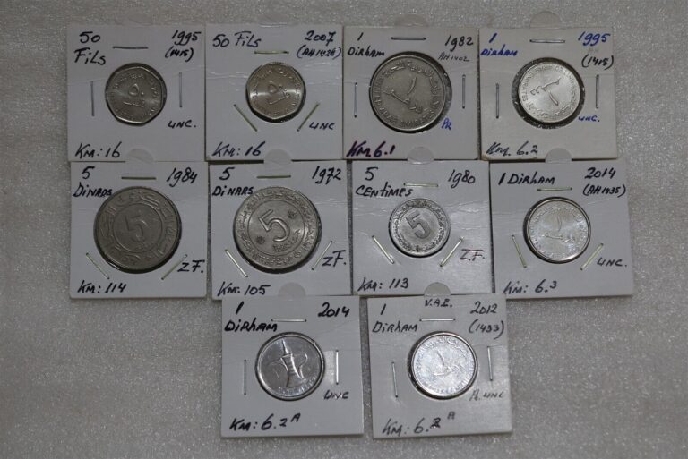 Read more about the article UNITED ARAB EMIRATES – 10 OLD COINS LOT B49 #N73