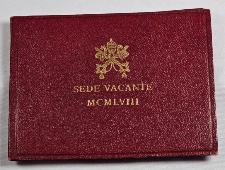 Read more about the article 1958 Vatican City 500 Lire Silver Coin – SEDE VACANTE MCMLVIII /Original Folder