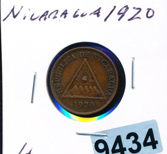 Read more about the article NICARAGUA – 1 CENTAVO KM11 – 1920 COPPER – #9434