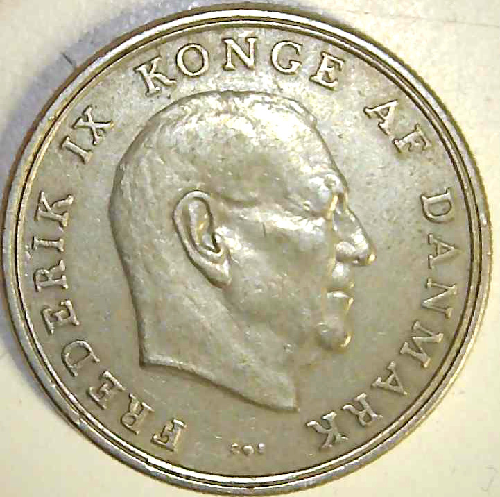 Read more about the article 1961 Denmark 5 Kroner Coin + No Reserve Free Shipping (AG08)