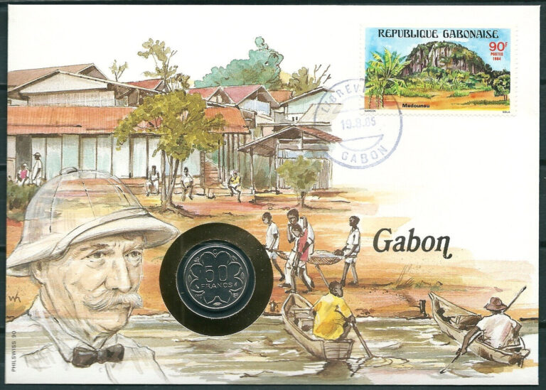 Read more about the article COIN FDC COVER 1985 GABON 50 CENTRAL AFRICAN FRANCS COIN 1981 CFA