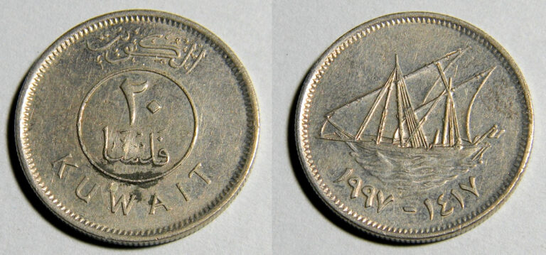 Read more about the article Kuwait  1997 20  Fils Coin  (02089)