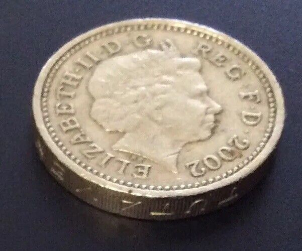 Read more about the article British 1 Pound Coin 2002 with edge lettering upside down‼️