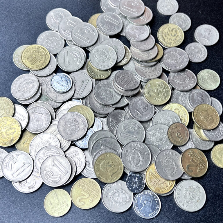 Read more about the article Uruguayan Coins 🇺🇾 100 Random Coins from Uruguay  a Coin Collection Lot 🇺🇾