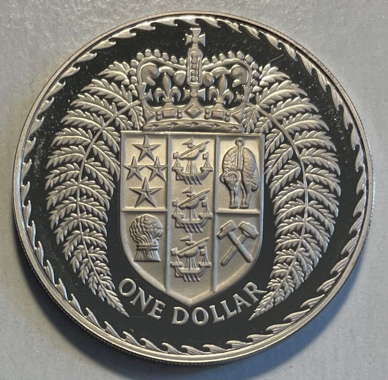 Read more about the article New Zealand 1 Dollar 1976 – Queen Elizabeth II – Proof