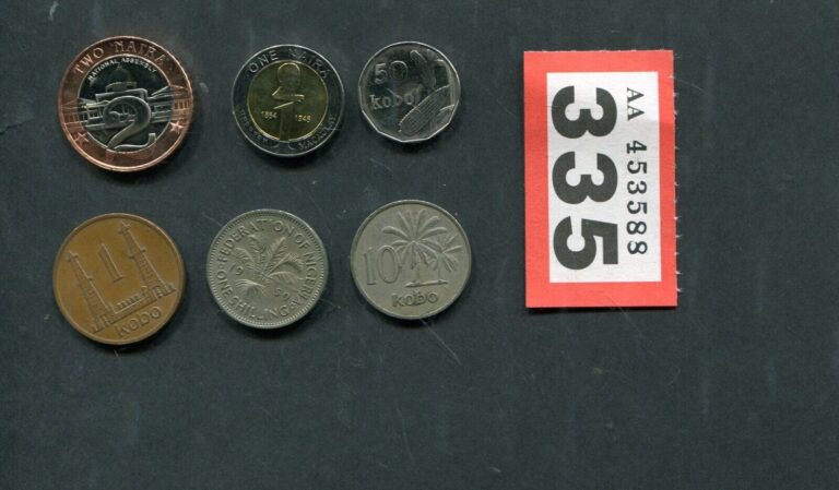 Read more about the article Lot of  6  coins of Nigeria