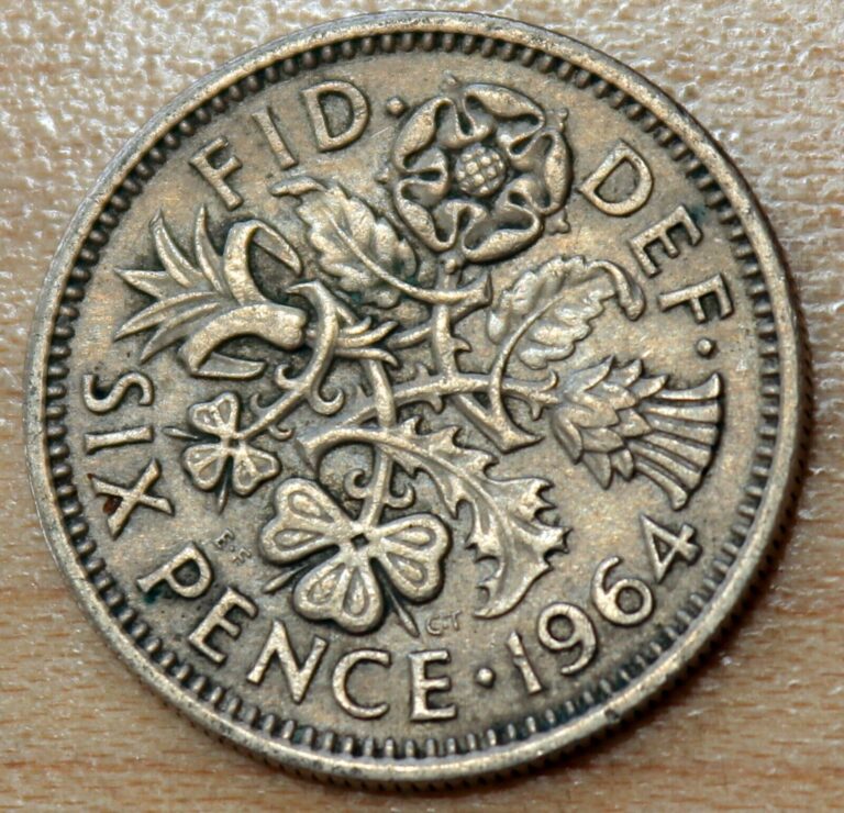 Read more about the article 1955-1967 Great Britain 6 Pence Wedding Coin Choose your Year