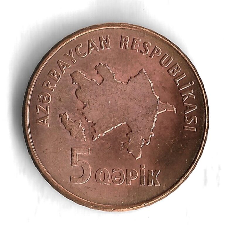 Read more about the article *Smooth Rim* 2006 Azerbaijan 5 Qapik World Coin – KM# 41