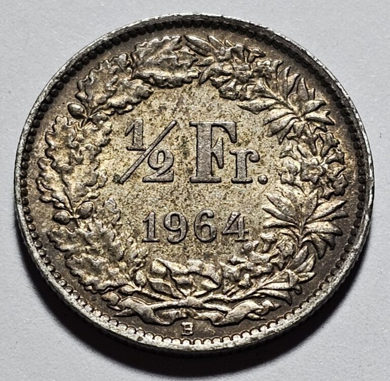 Read more about the article 1964 Switzerland 1/2 Franc Silver Coin (FB2-121)