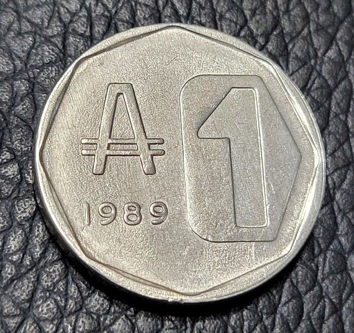 Read more about the article 1989 Argentina 1 Austral Coin