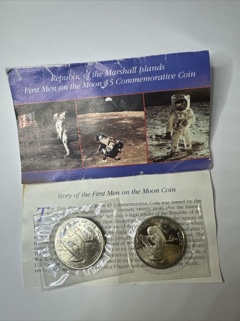 Read more about the article 1989 $5 Republic of Marshall Islands First Men on Moon Commemorative Coins