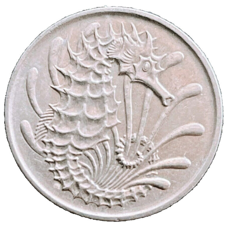 Read more about the article 1971 SINGAPORE COIN 10 Cents 10c SEAHORSE Asia Asian Foreign Coins UNCIRCULATED