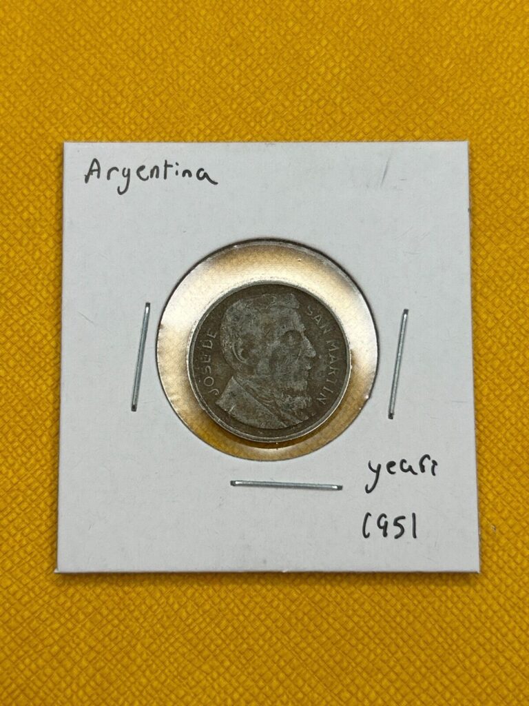 Read more about the article ARGENTINA | 1955 | 10 CENTAVOS | COIN WITH NATIONAL HERO Jose de San Martin