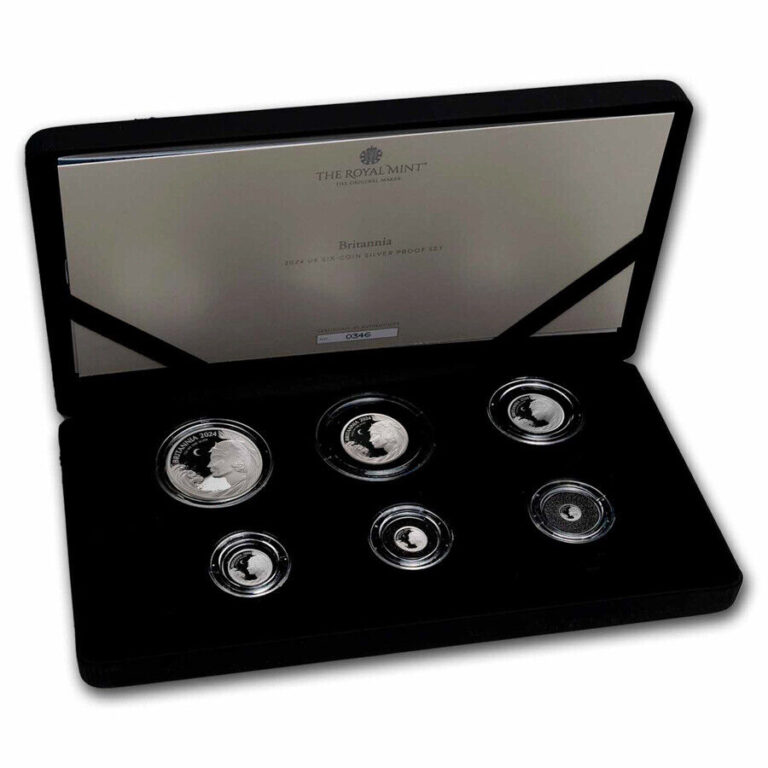 Read more about the article 2024 Great Britain 6-Coin Silver Britannia Proof Set