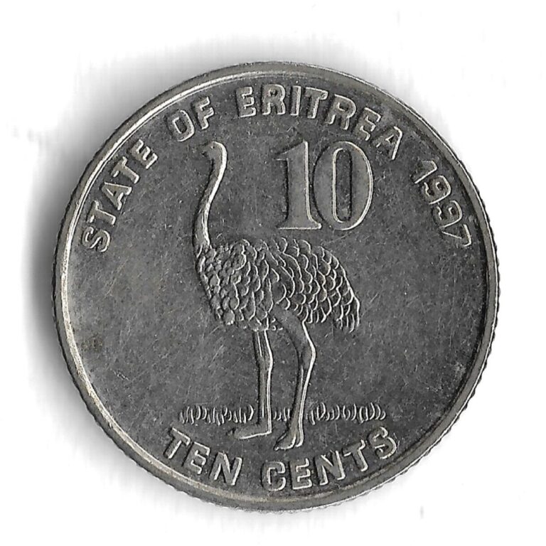 Read more about the article 1997 Eritrea 10 Cents World Coin – KM# 45